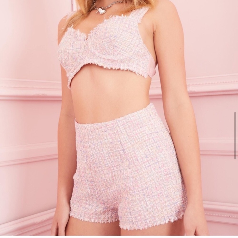 NWT Sugar thrillz tweed shorts